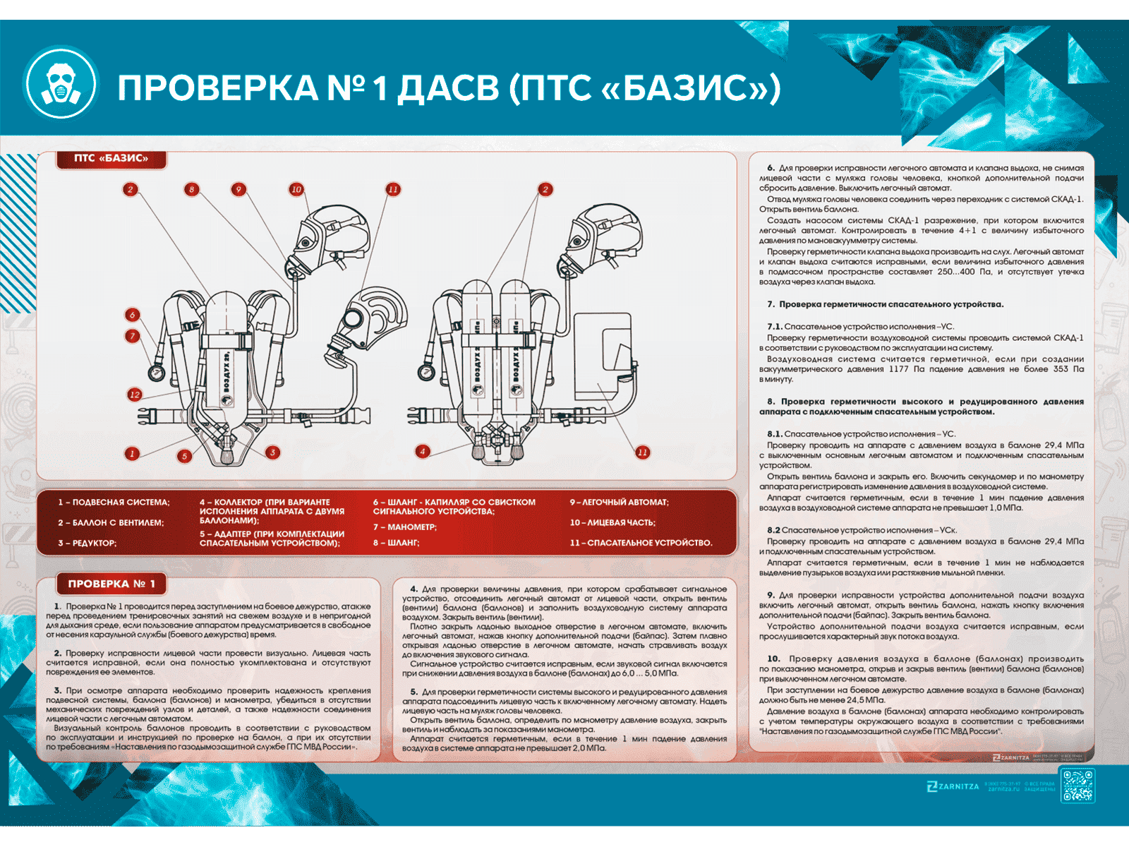 Стенд "Проверка № 1 ДАСВ" (ПТС "Базис")